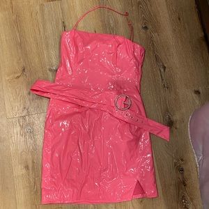 hours latex set (bodysuit and skirt with belt)